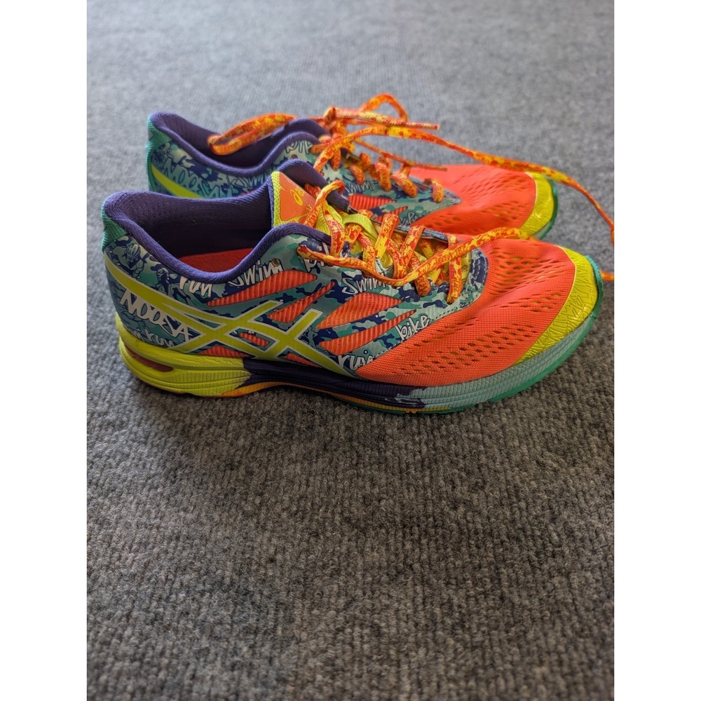 ASICS GEL Noosa Tri 10 Womens Size 7.5 Running Shoes T580N Multicolor Triathalon
